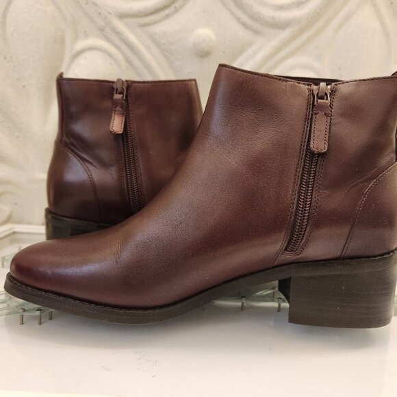 Cole Haan "Holis" Buckle Booties. Bloodstone. NIB. Size 8 - Picture 6 of 10